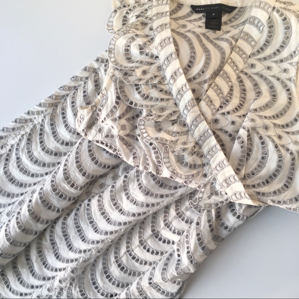 MARC BY MARC JACOBS EYELET DRESS/EMILY IN PARIS STYLE DRESS